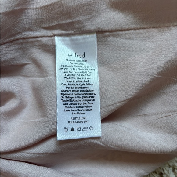 Aritzia Wilfred Emmie Dress. Size Small. Pink. - Picture 5 of 13
